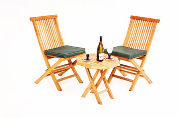 The Roxby 2 Seater Teak Garden Furniture Set